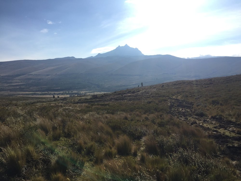 View of Sincholagua to the East