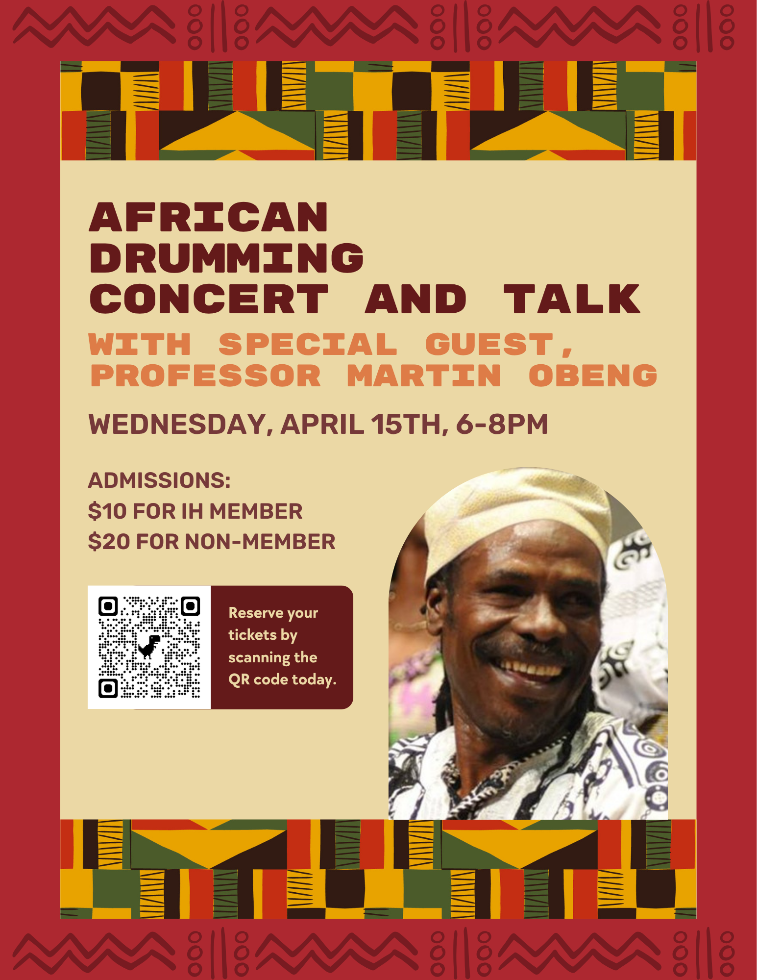 African  Drumming  Concert AND Talk 