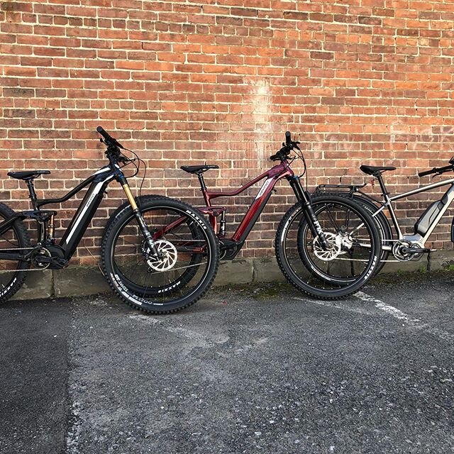 need a new quarantine hobby? electric bikes are in stock for mountain biking and casual riding! this is an opportunity to get back into biking or ramp up your biking fun!! @cyclesdevinci #ElectricResponsibly #SoMuchFun #GottaTryIt