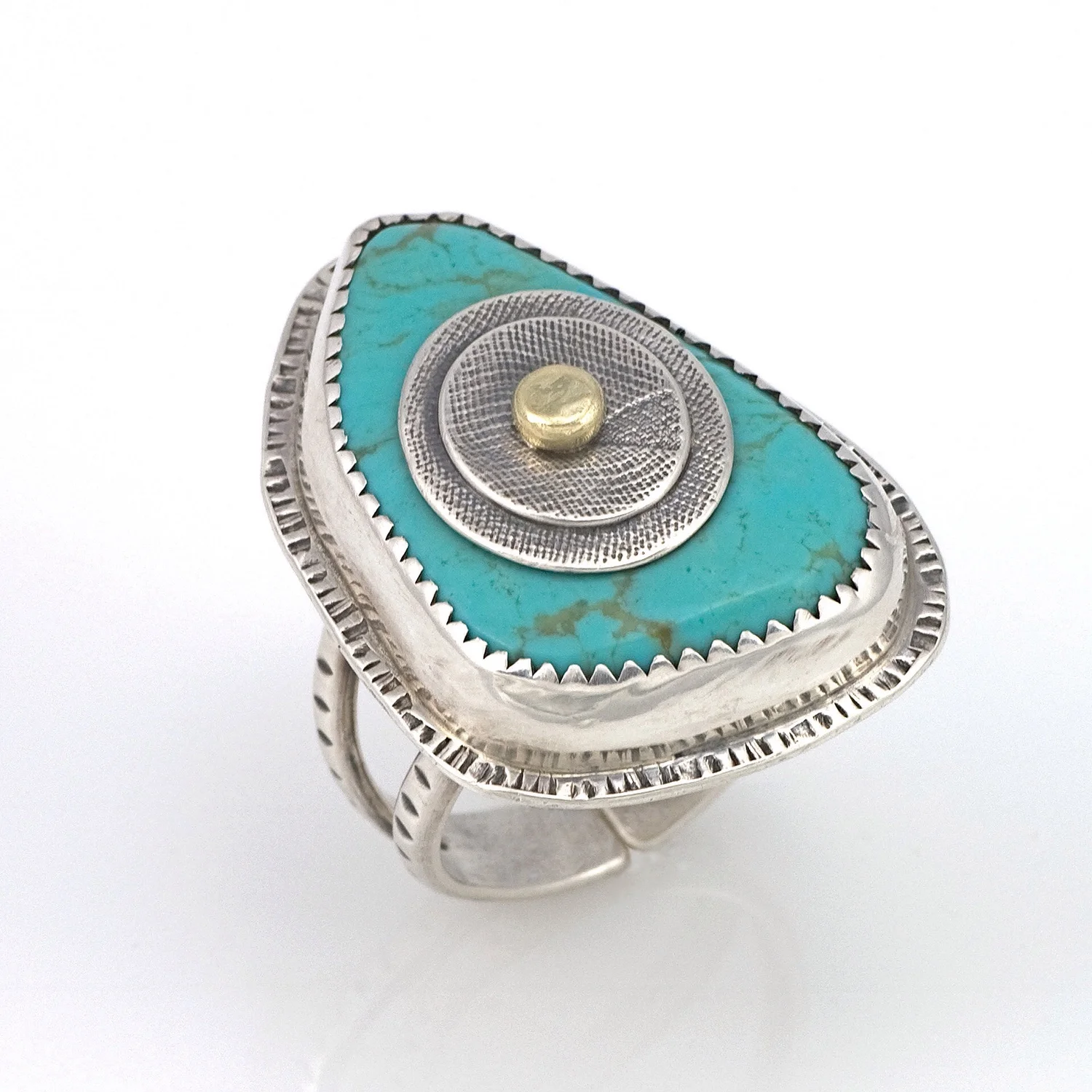 Layered Turquoise Ring