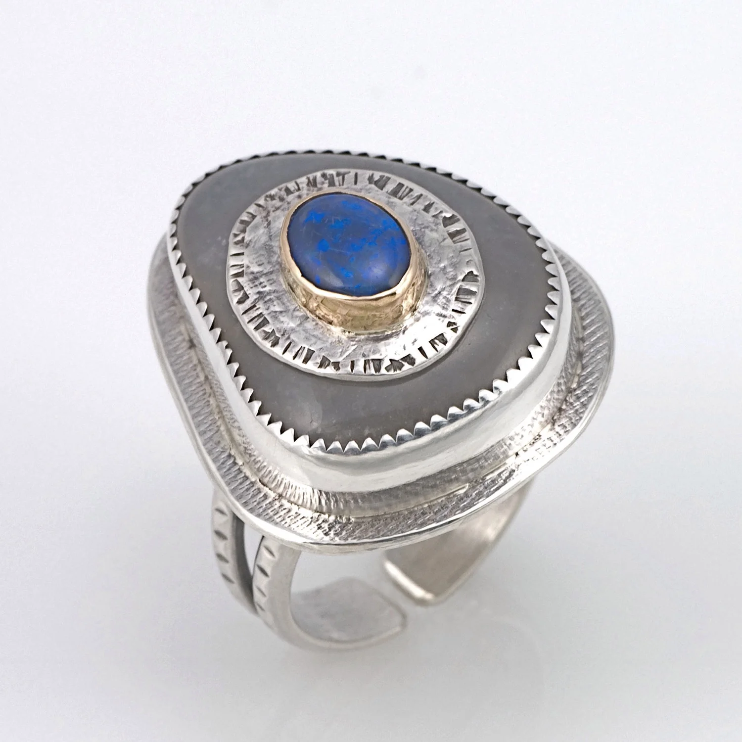 Layered Opal Ring