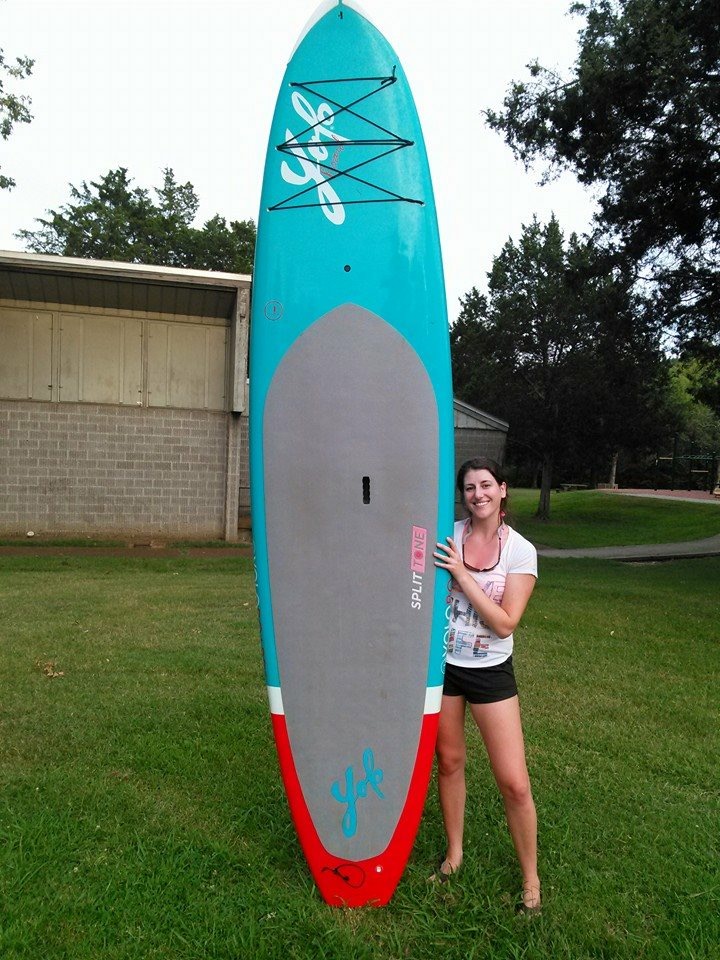  Kaci Wall and her SUP