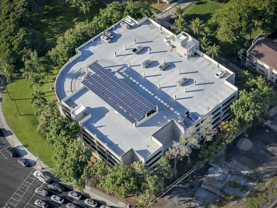 Vineyard Parking Garage Car Port, 42.9kW