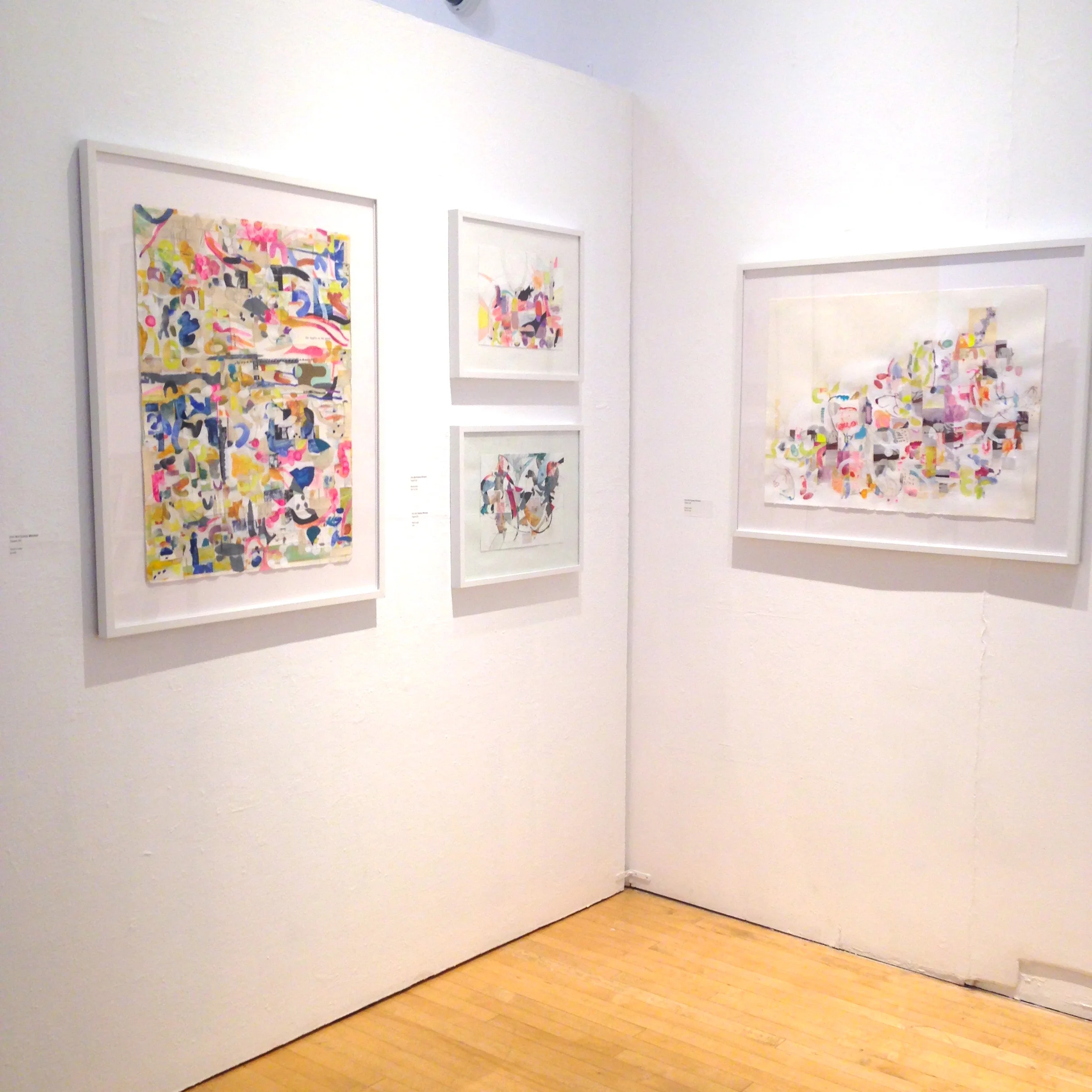 Papers #3 (left), #1 (top middle), #2 (bottom middle), #4 right