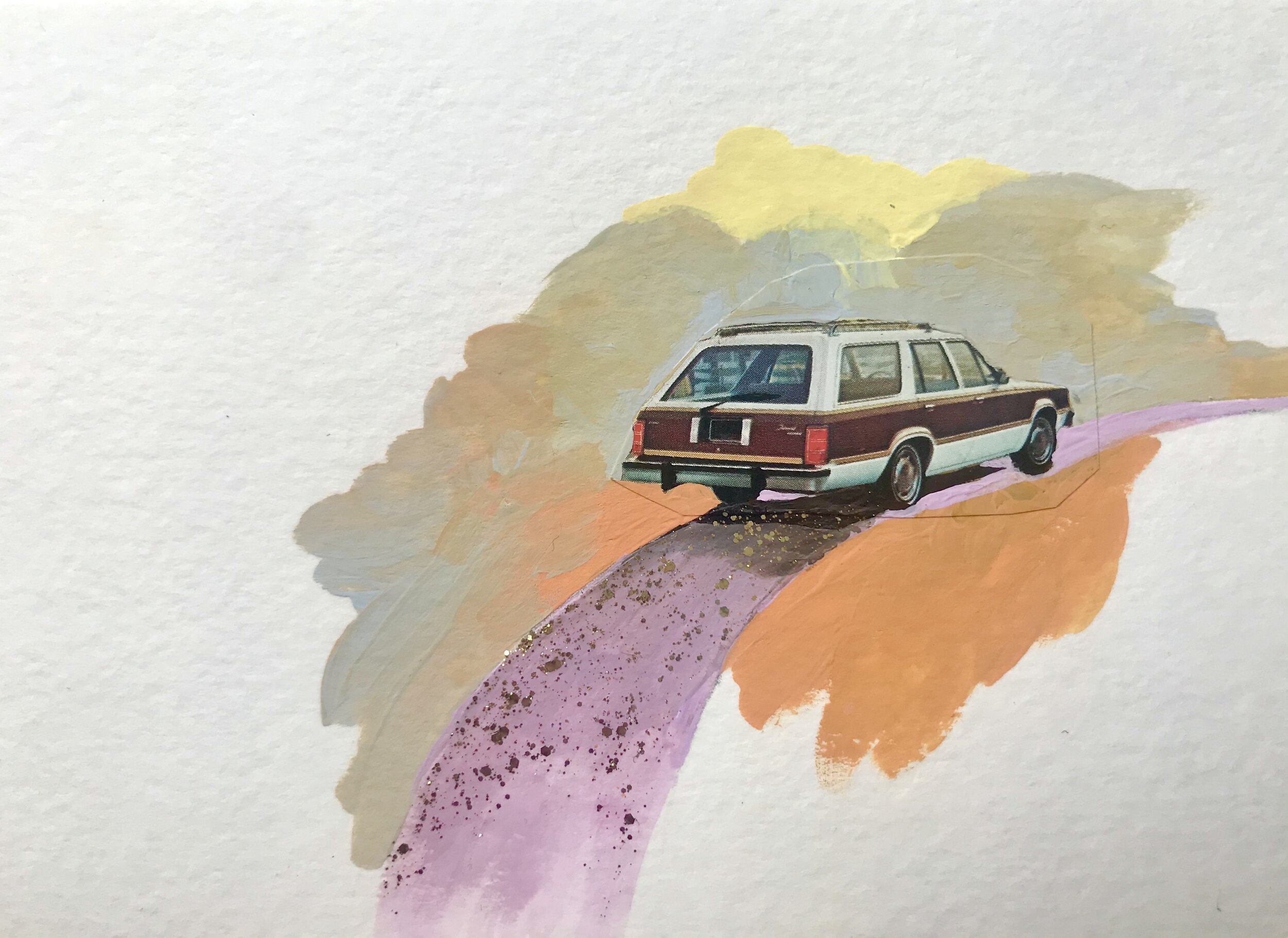 on the glitter highway in a station wagon [sold]