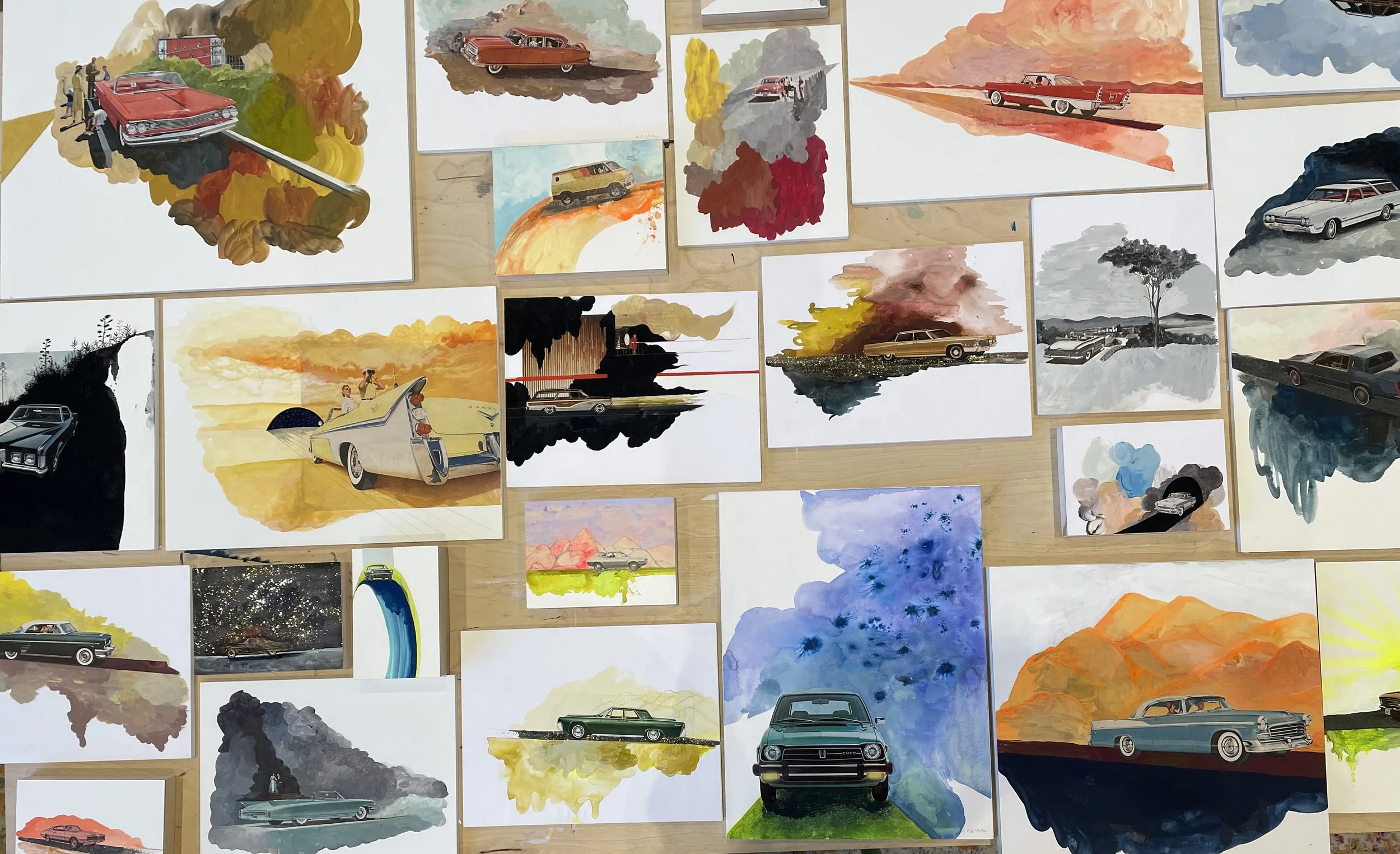 Online Class: Building a Body of Work in Collage and Mixed Media 