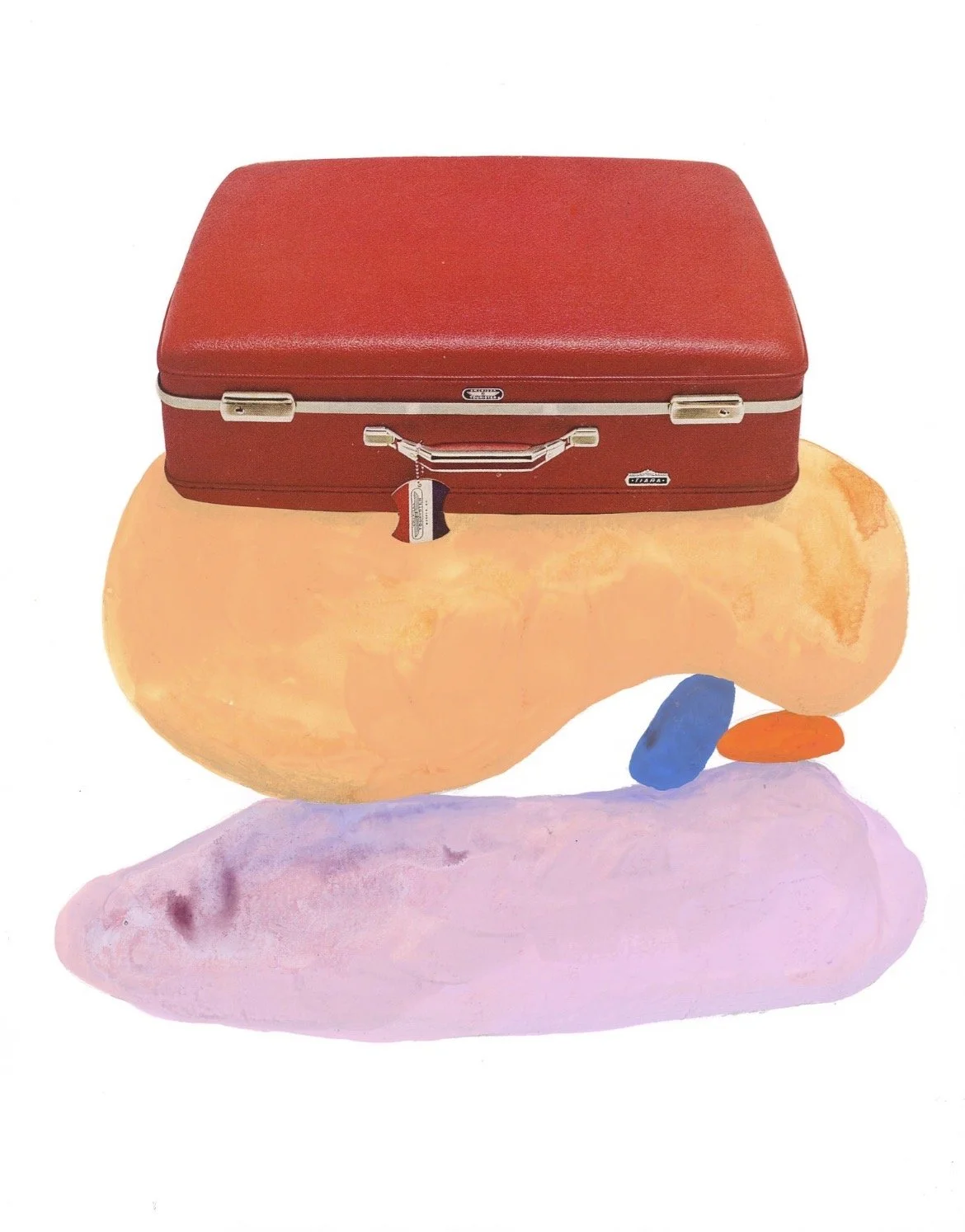 ONLINE WORKSHOP: Paint and vintage magazines 