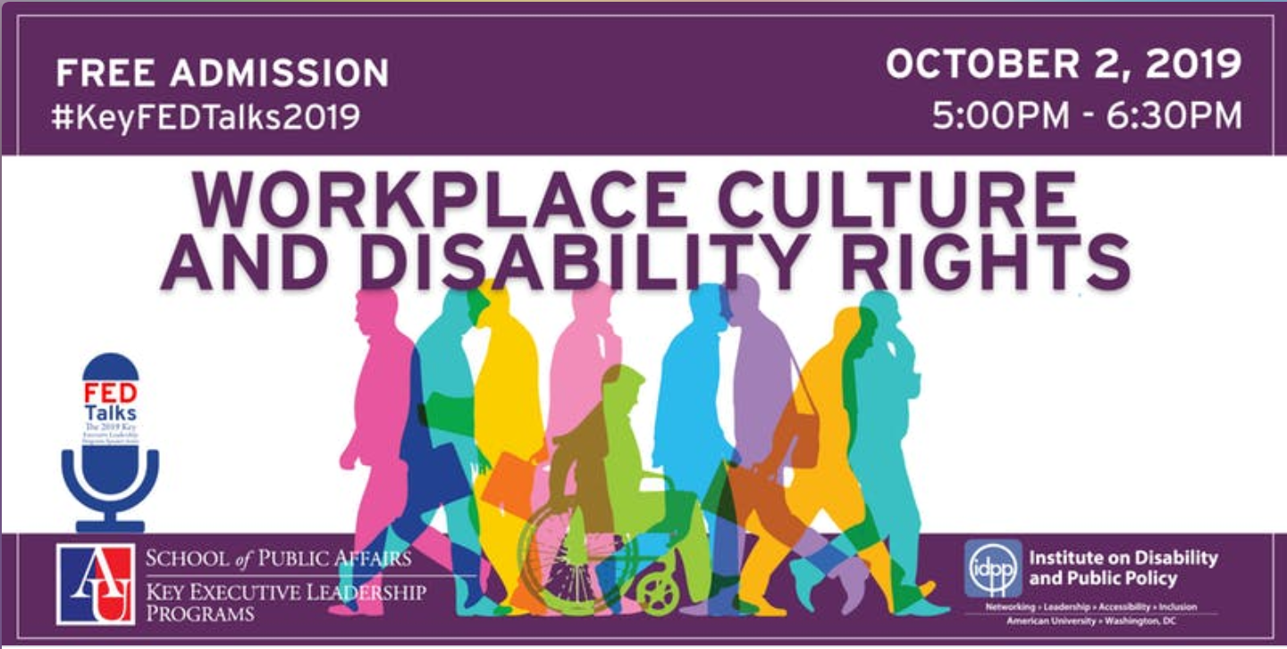 2019 Key FEDTalks: Workplace Culture & Disability Rights