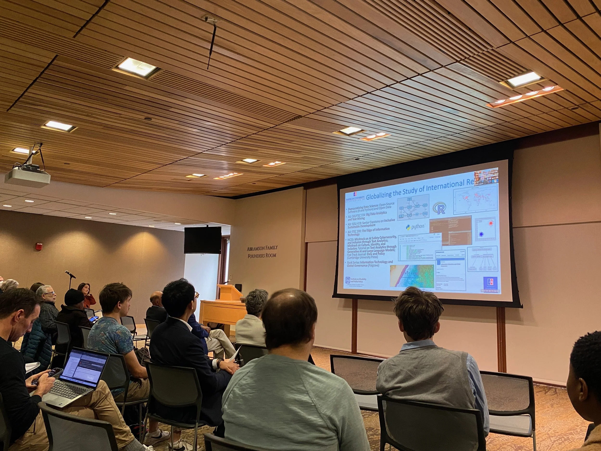 UNESCO Associate Chair & IDPP Executive Director Presents at American University Chair Renewal