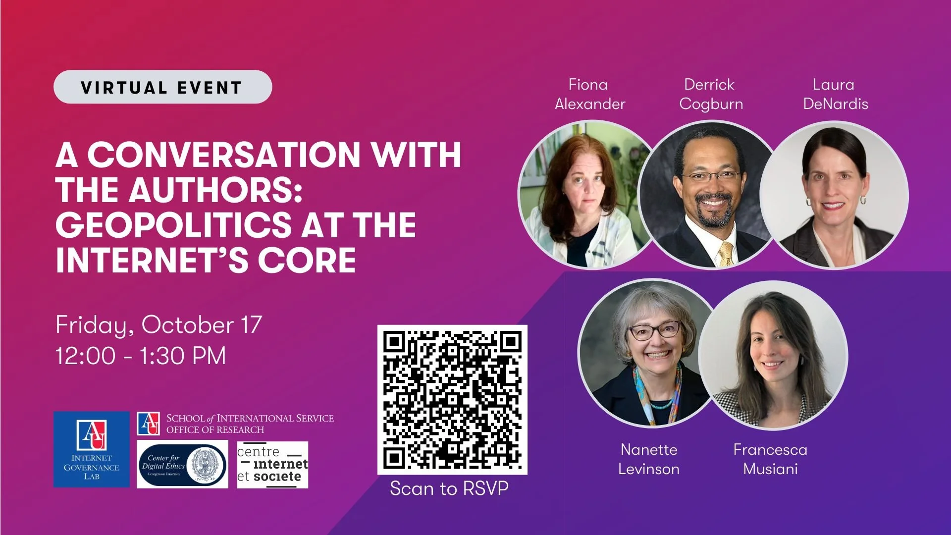 Virtual Conversation with the Authors: "Geopolitics at the Internet's Core" Book