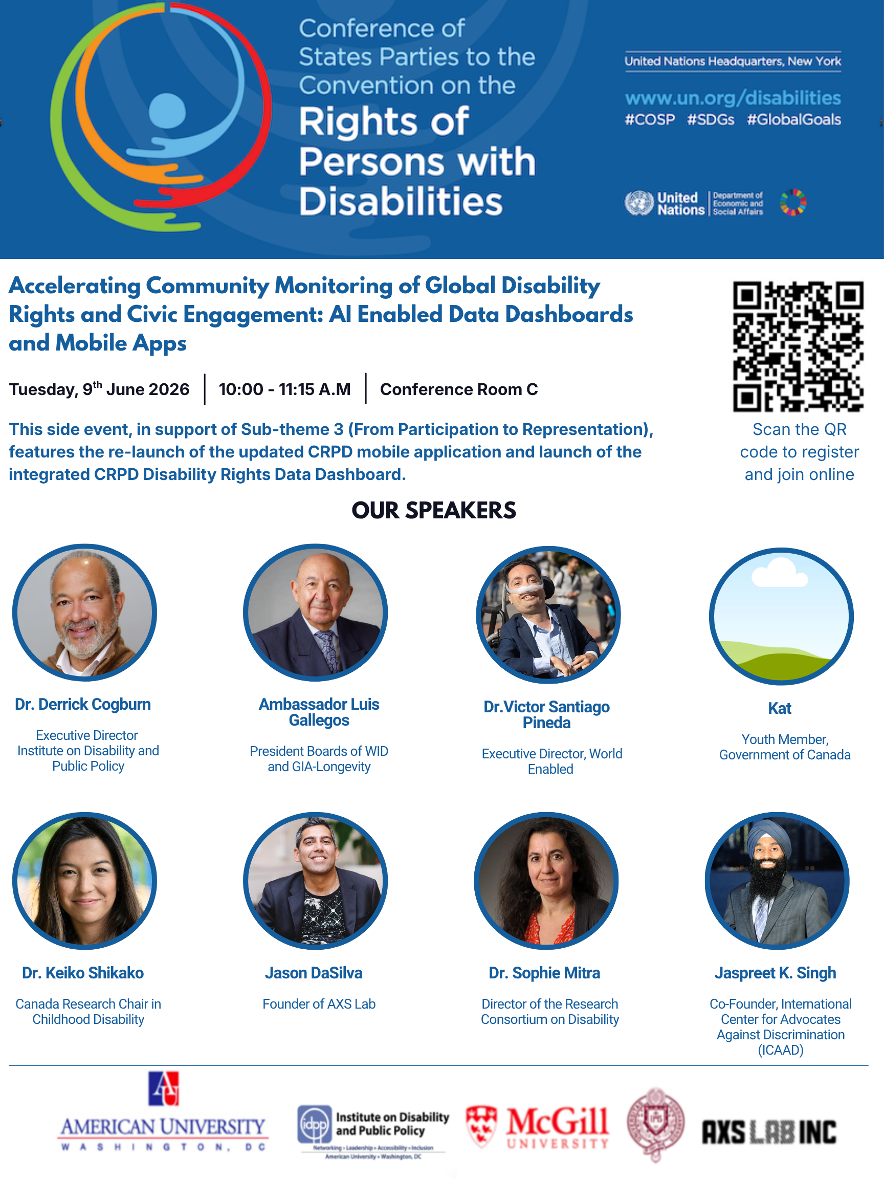 IDPP Leads United Nations Side Event on AI-Enabled Data Dashboards and Mobile Apps at COSP-19