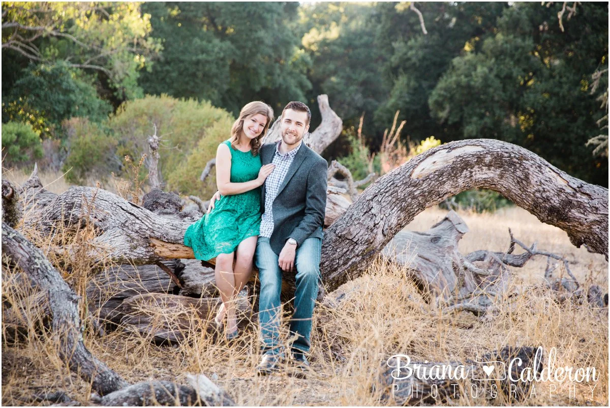 Engagement shoot at Rancho San Antonio in Cupertino, CA. Photos by Briana Calderon Photography based in the San Francisco Bay Area California.
