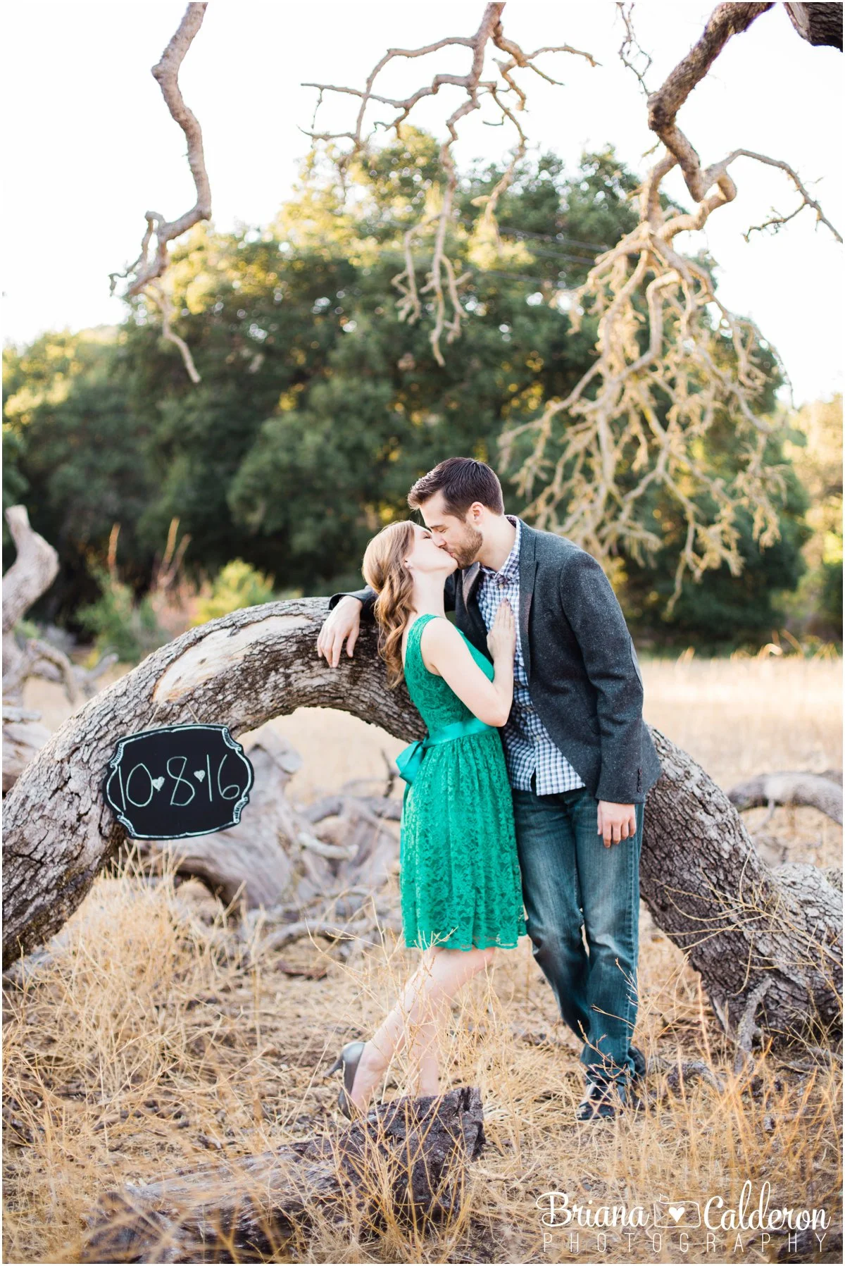 Engagement shoot at Rancho San Antonio in Cupertino, CA. Photos by Briana Calderon Photography based in the San Francisco Bay Area California.