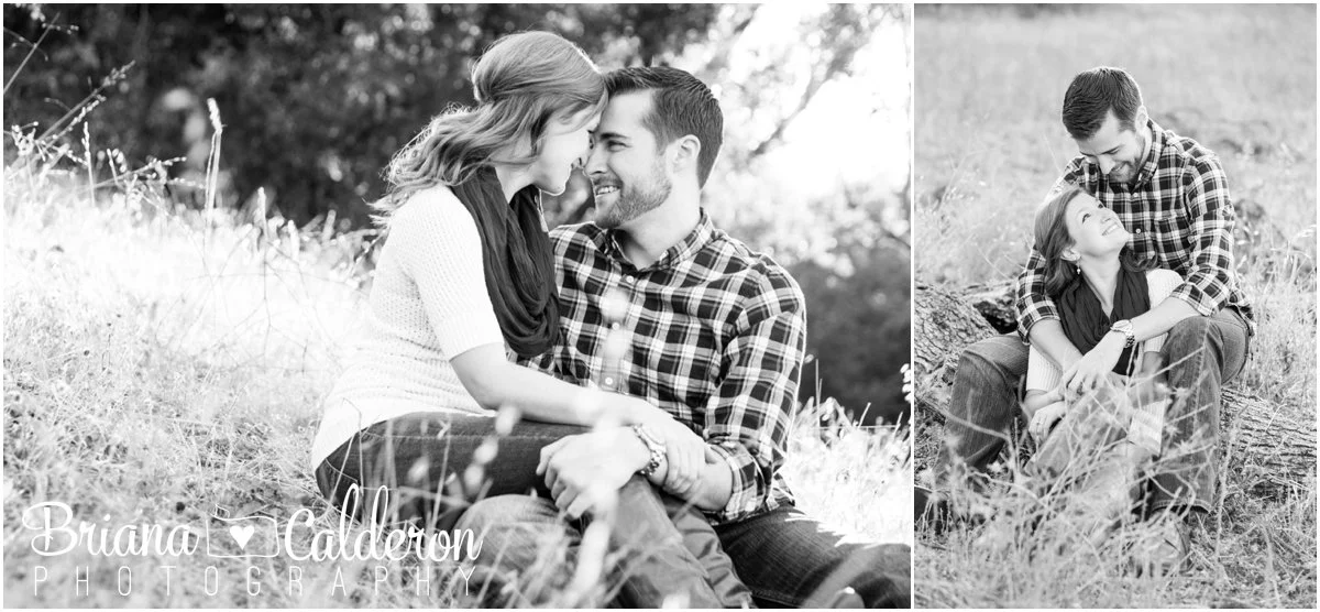 Engagement shoot at Rancho San Antonio in Cupertino, CA. Photos by Briana Calderon Photography based in the San Francisco Bay Area California.