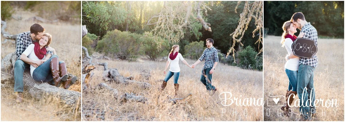 Engagement shoot at Rancho San Antonio in Cupertino, CA. Photos by Briana Calderon Photography based in the San Francisco Bay Area California.