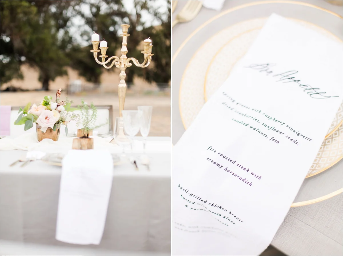 Romantic wedding inspiration at Reinstein Ranch in Livermore, CA. Photos by Briana Calderon Photography based in the San Francisco Bay Area California.