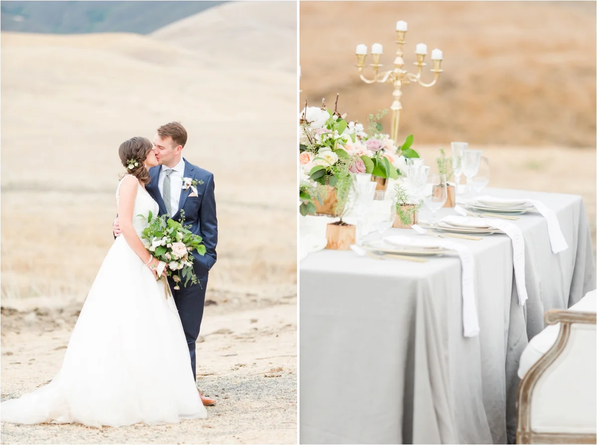 Romantic wedding inspiration at Reinstein Ranch in Livermore, CA. Photos by Briana Calderon Photography based in the San Francisco Bay Area California.