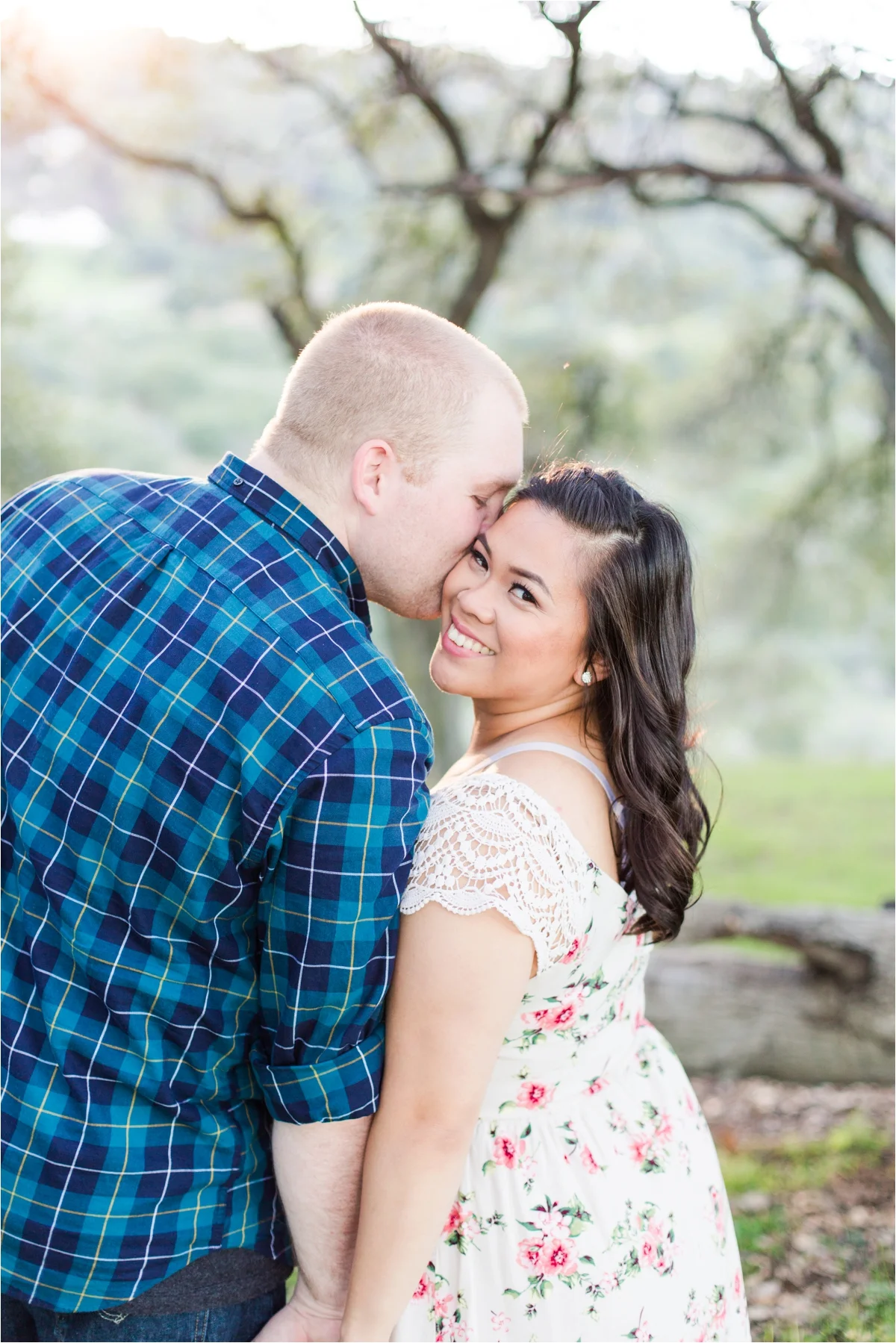Engagement photo shoot at Piccetti Winery in Cupertino, CA. Pictures by Briana Calderon Photography based in the San Francisco Bay Area in California.