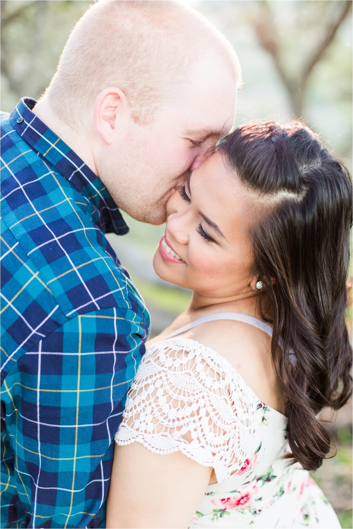 Engagement photo shoot at Piccetti Winery in Cupertino, CA. Pictures by Briana Calderon Photography based in the San Francisco Bay Area in California.