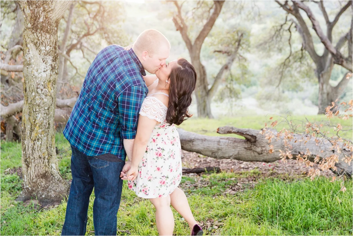 Engagement photo shoot at Piccetti Winery in Cupertino, CA. Pictures by Briana Calderon Photography based in the San Francisco Bay Area in California.