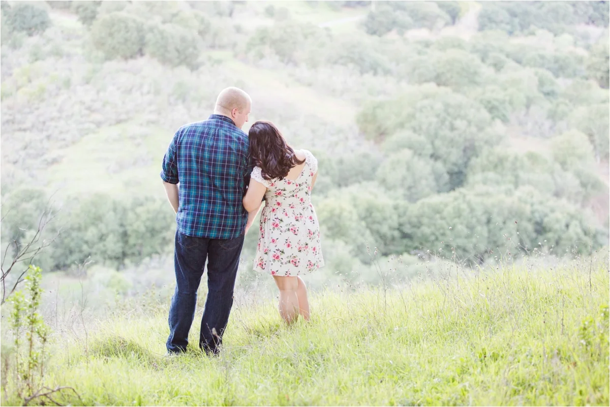 Engagement photo shoot at Piccetti Winery in Cupertino, CA. Pictures by Briana Calderon Photography based in the San Francisco Bay Area in California.