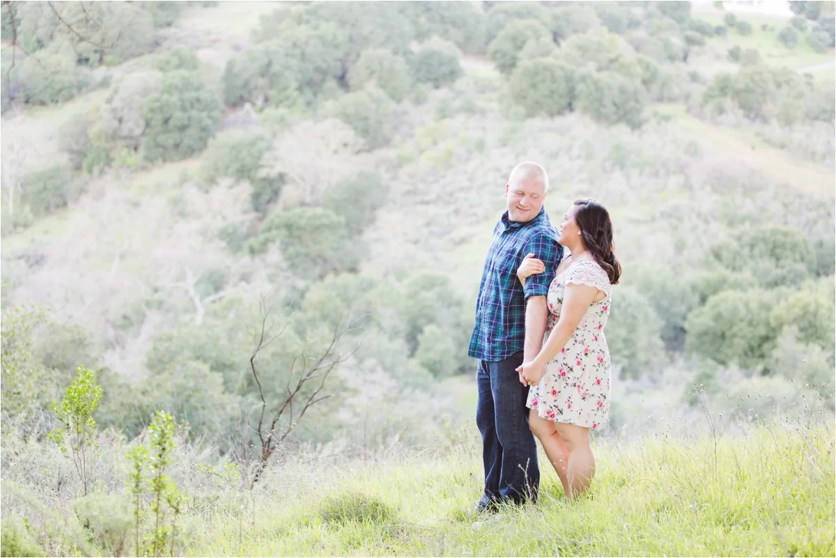 Engagement photo shoot at Piccetti Winery in Cupertino, CA. Pictures by Briana Calderon Photography based in the San Francisco Bay Area in California.
