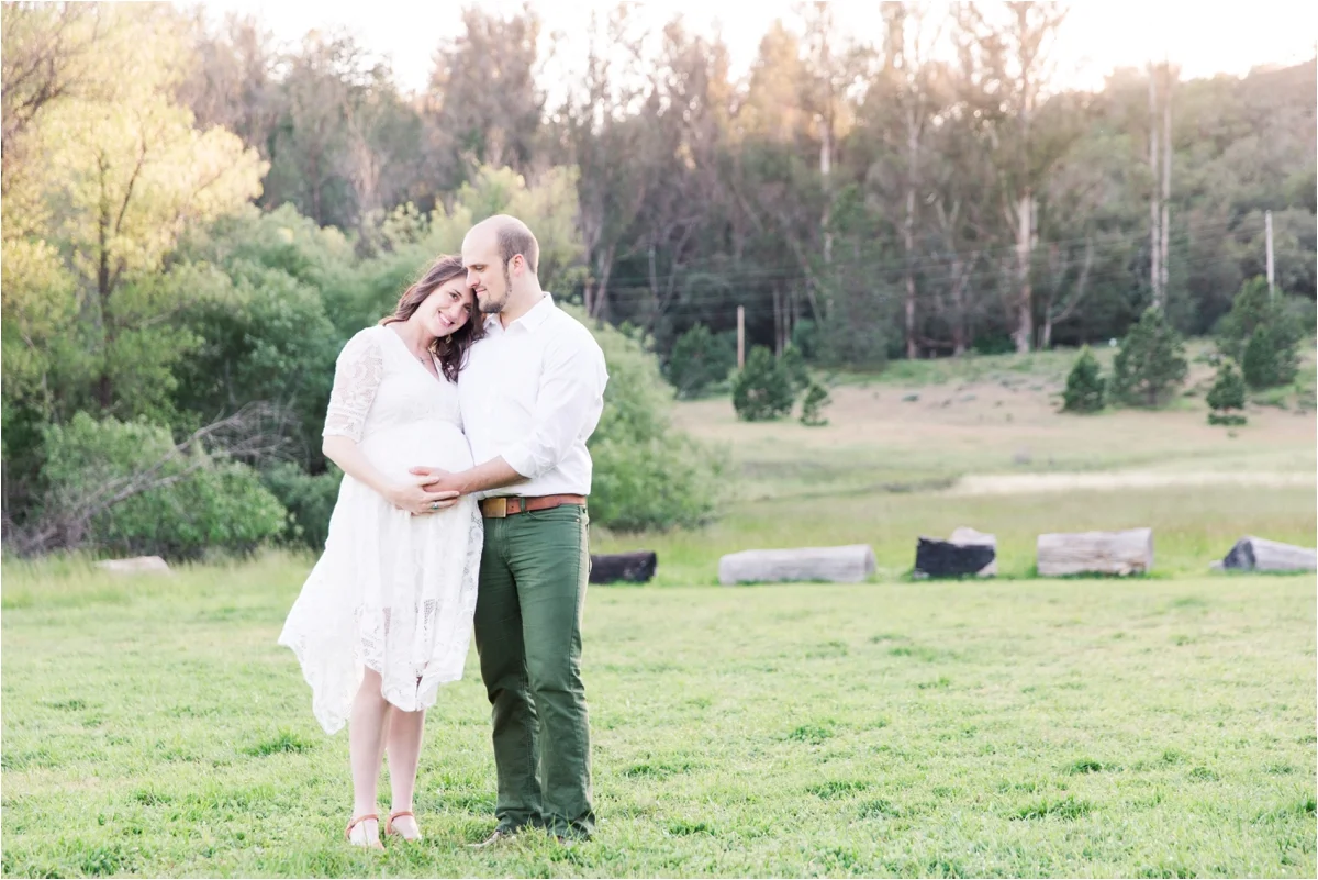 Rustic maternity portraits at Quail Hollow Ranch in Felton, CA. Photos by Briana Calderon Photography based in the San Francisco Bay Area, California.