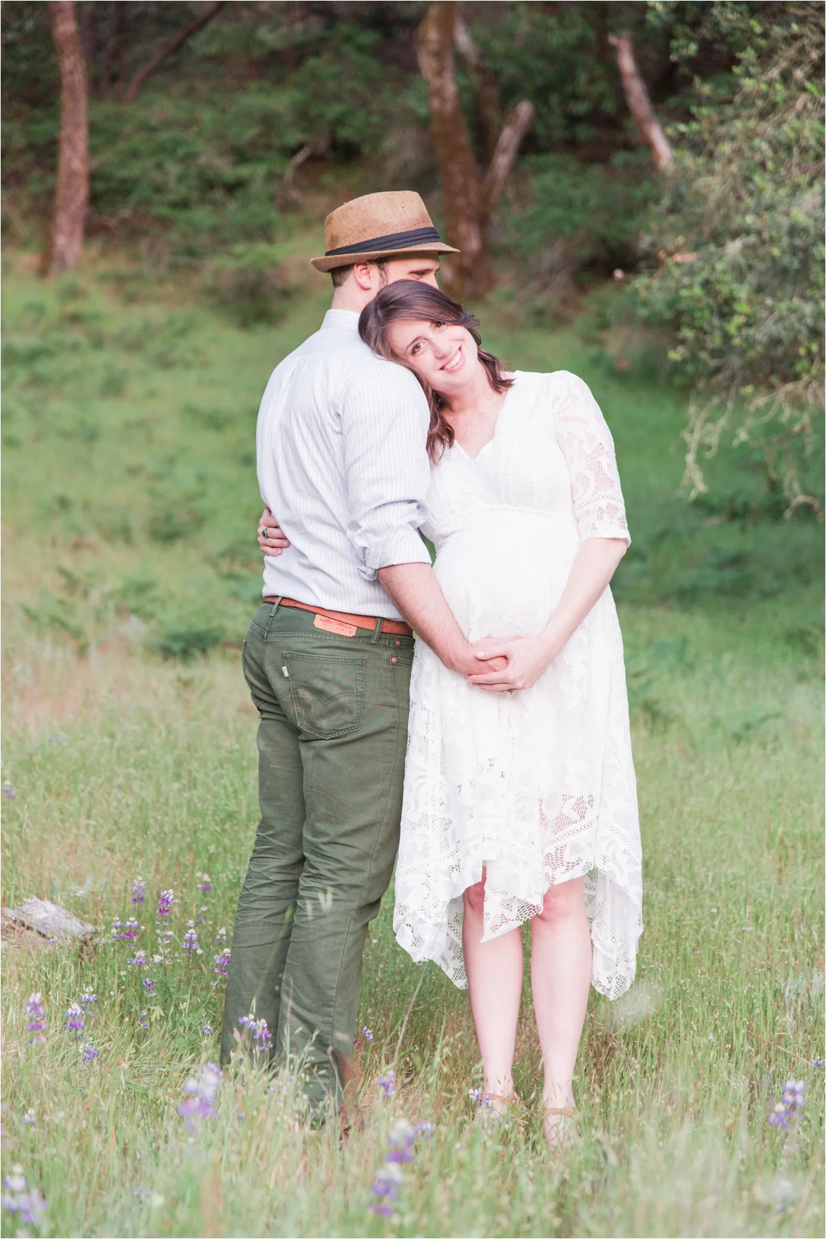 Rustic maternity portraits at Quail Hollow Ranch in Felton, CA. Photos by Briana Calderon Photography based in the San Francisco Bay Area, California.
