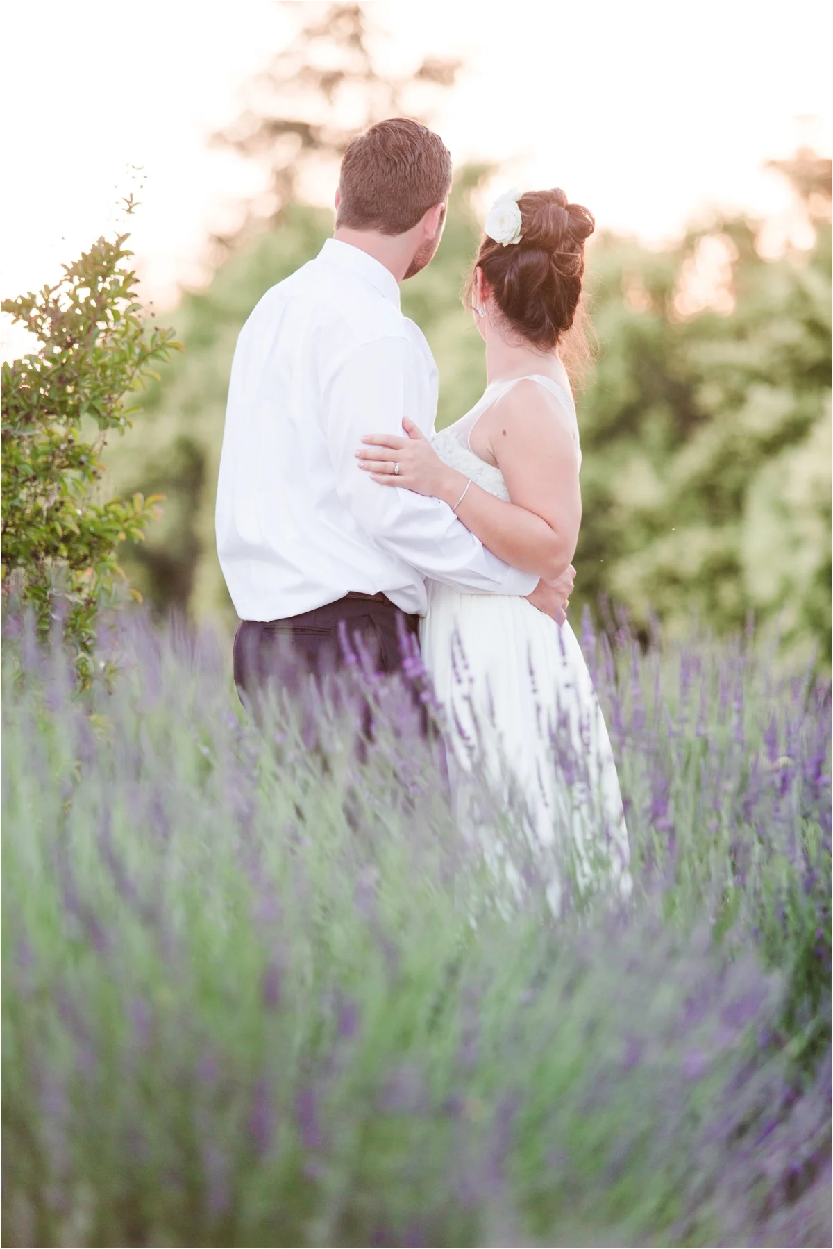 Wedding photos at Pageo Lavender Farm in Turlock, CA. Photos by Briana Calderon Photography based in the San Francisco Bay Area in California.
