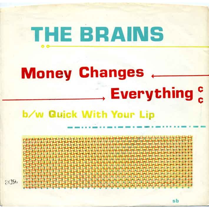 “Money Changes Everything” by The Brains : The title likely looks more familiar to you than the band name. This song was made famous by Cyndi Lauper on her 1984 multi-platinum smash hit album She’s So Unusual . But this is the original version recorded and written about four years earlier by an Atlanta, Georgia-based briefly lived (1980-1982) Mercury Records band called The Brains. It’s a raggedly beautiful version where you get to really feel the bite in the words and the broken heart of the observation in the delivery, coupled with some sweet ramshackle guitars and accordion. The producer of this record also happens to be Steve Lillywhite, who would later go on to fame primarily for his work with U2 throughout the decade.