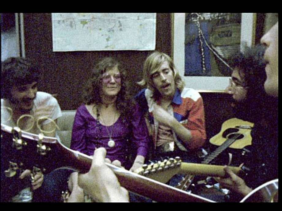 Ain’t No More Cane…On A Train If you’ve ever wondered what it might be like to spend the wee hours of the morning hanging out with a very wasted trio of Janis Joplin, Jerry Garcia and The Band’s Rick Danko as they attempt to get an impromptu jam session going in the back of a Canadian National Railways train going from one side of North America to the other in 1970…then this clip is for you. The musical merits of this particular rendition of the traditional prison work song “Ain’t No More Cane On The Brazos” is irrelevant. If you’re looking for that, listen to The Basement Tapes or any number of other folks who’ve recorded it. This is more about being a fly-on-the-wall at a great party with old friends you don't get to see anymore and never got to see together like this. Keep an eye out for Jerry confessing his love for Janis then trailing off before finishing, to which Janis then accuses him of copping out. The full-length film, Festival Express , spends a little too much time focused on superfluous periphery people but this scene delivers at all-time great rock-doc levels. editor's note: don't get too hung up on the unnecessary subtitles, they're not even transcribed completely accurate...but this link was the only on YouTube containing the complete scene. 