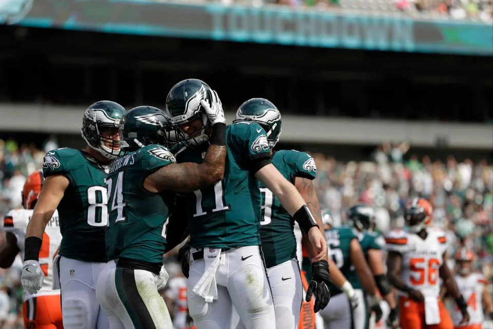 Carson Wentz, Ryan Matthews, Eagles D-Line