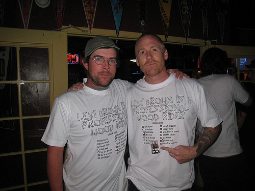 With dear-friend and longtime coworker/mentor during their shared years at Element, Ryan Kingman (co-founder of Stance and Ryan’s eulogist)