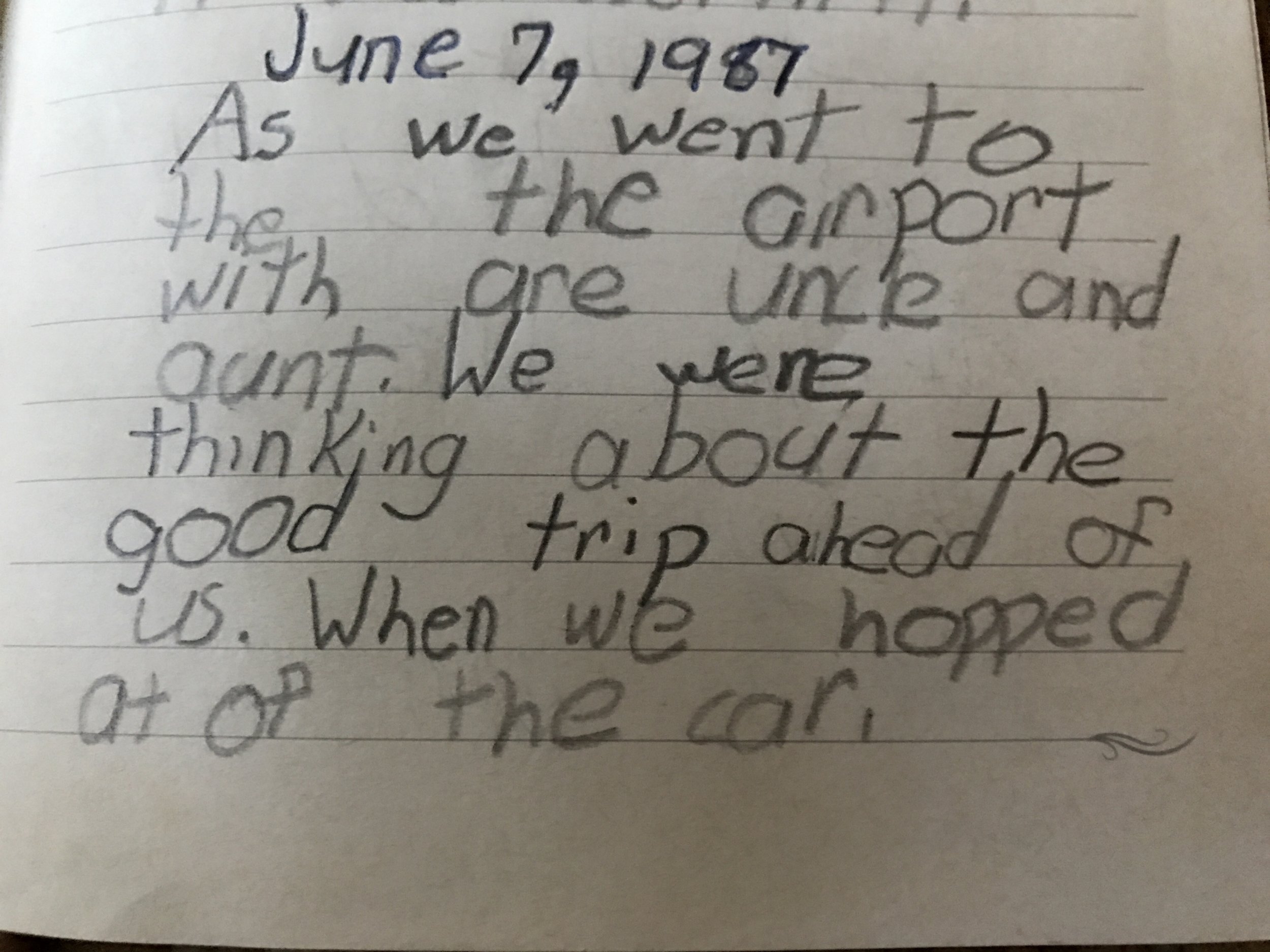 Are/Our confusion aside...this really wasn't all that bad of a story set-up, particularly for a seven-year-old. 
