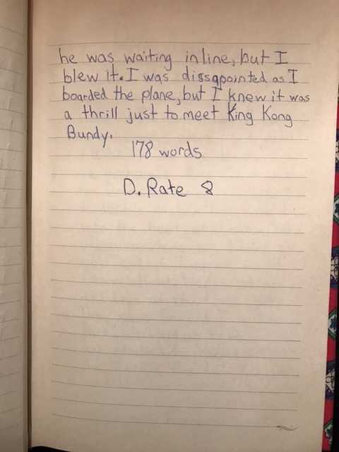 I think I was soft peddling this because I knew my parents might end up reading it...the truth is Bundy was kind of a dick, especially considering I was a young kid. Either that or the family provided some tough love and I actually did go out like a sucka, as they seemed to be indicating based on this and my sister's account below.