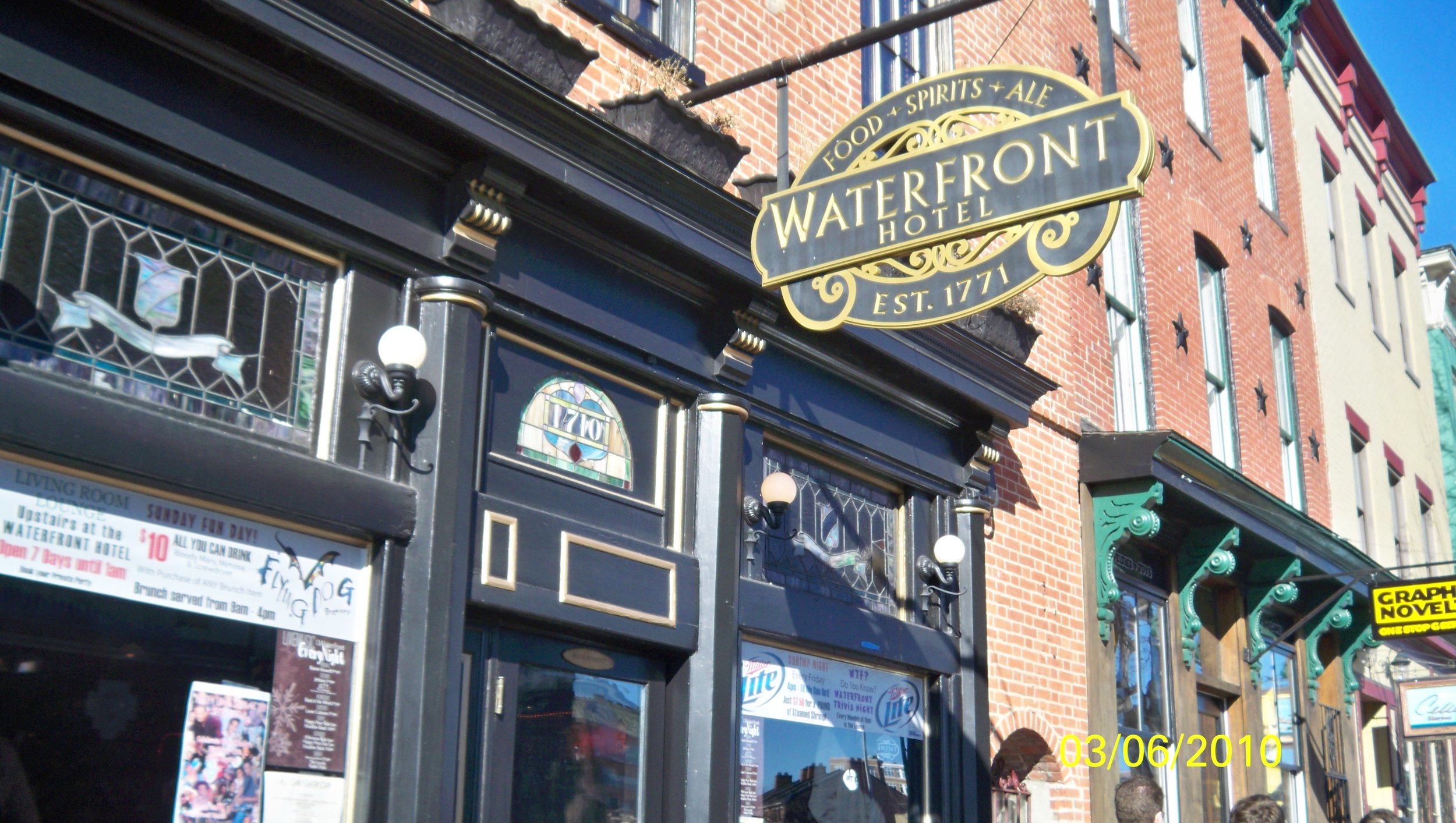 My first bar gig was checking age cards out front of this bar in '99, the Waterfront aka "The Homicide: Life On The Streets" bar on weekend nights. So Orlando's was not the first time that David Simon-related television shows and your boy crossed paths in Baltimore.