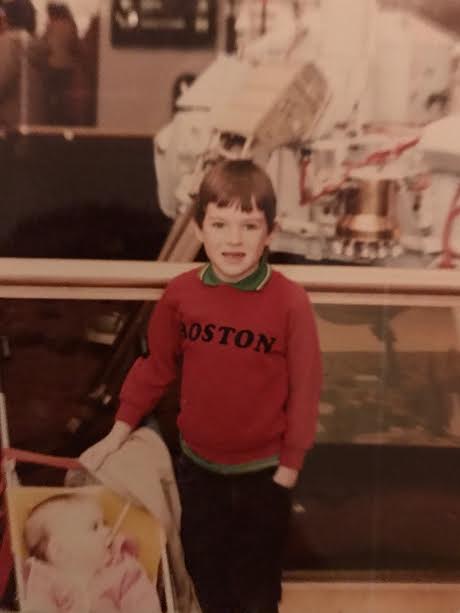 Me with the offending fashion statement on a considerably less controversial day than a Philadelphia 76ers parade, out front of Smithsonian Air & Science Museum with my cousin Elizabeth in D.C.