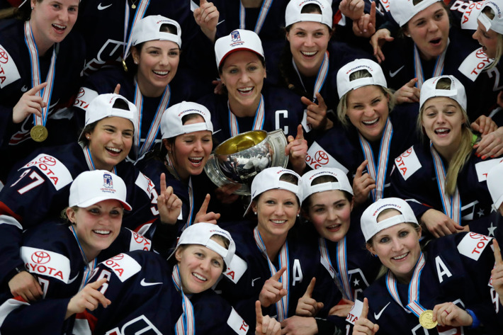 Congrats to the United States Women's Hockey Team on Two Big Wins In Recent Weeks: One For Fair-Pay in their battle with USA Hockey, and another for their Fourth World Championship victory on Tuesday.