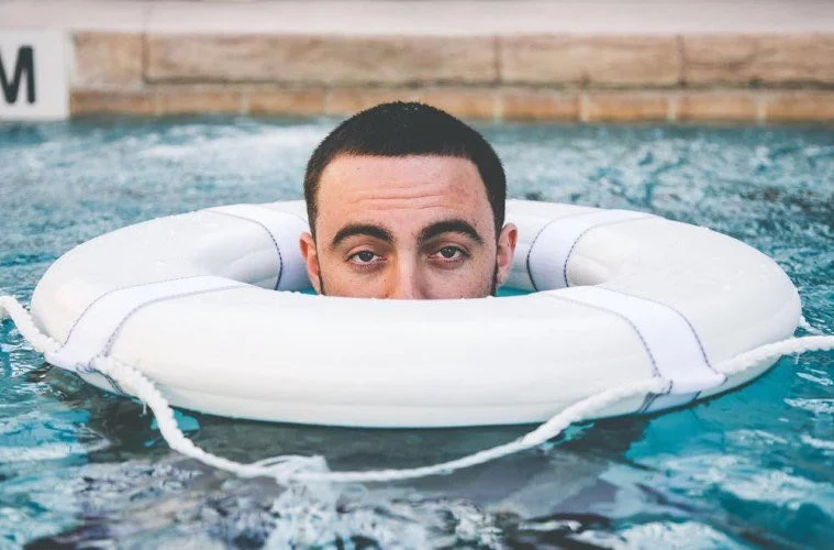it is what it is, till it ain't...posthumously drowning sorrows in Mac Miller's 'Swimming'