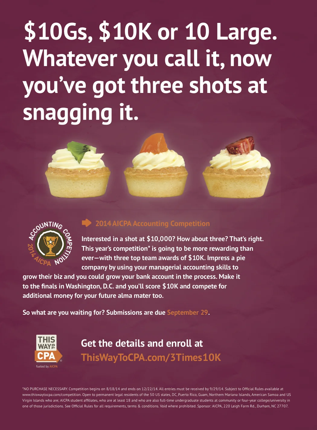 2014 AICPA Accounting Competition: Poster