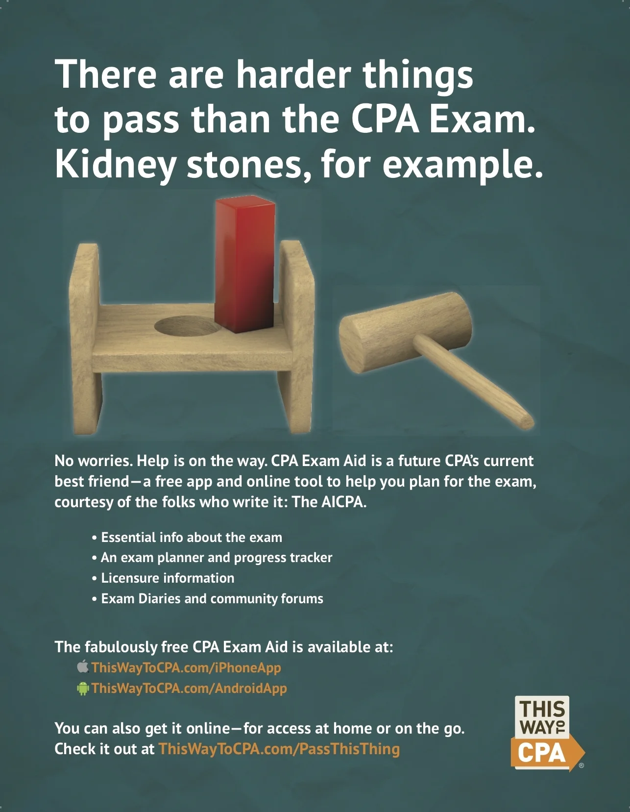 CPA Exam Aid: Print Ad