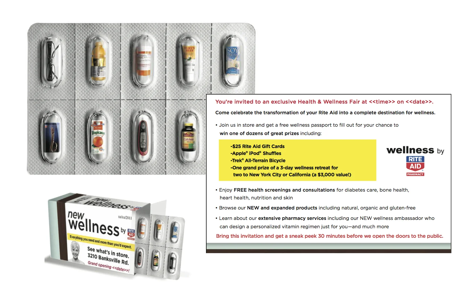 Wellness Store: Grand Opening Invitation (Direct Mail)