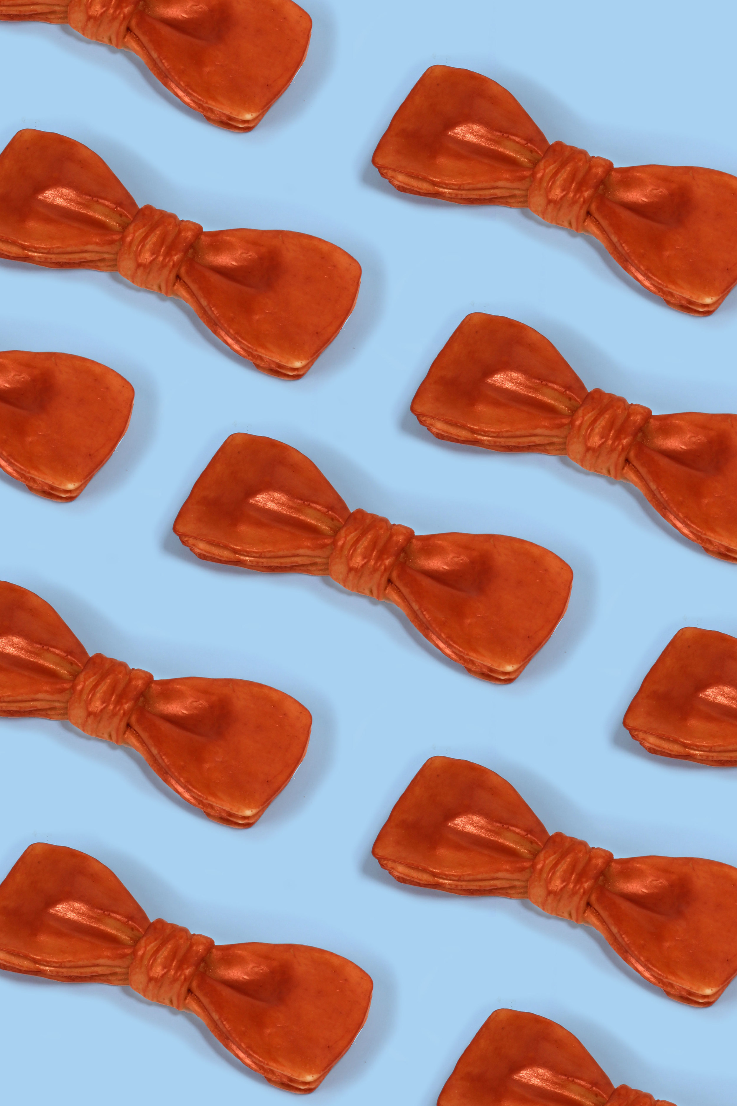 chocolatician white chocolate and copper bow-tie
