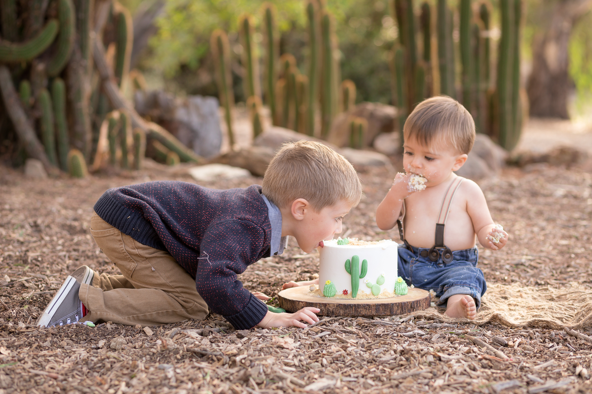 Cactus Cowboy Southwestern Cake Smash- Oh My Goddard Photography - San Diego Oceanside Cake Smash Photographer-18.jpg