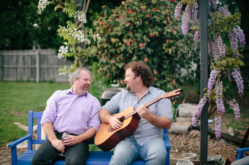 Tom & Jim enjoying some down time