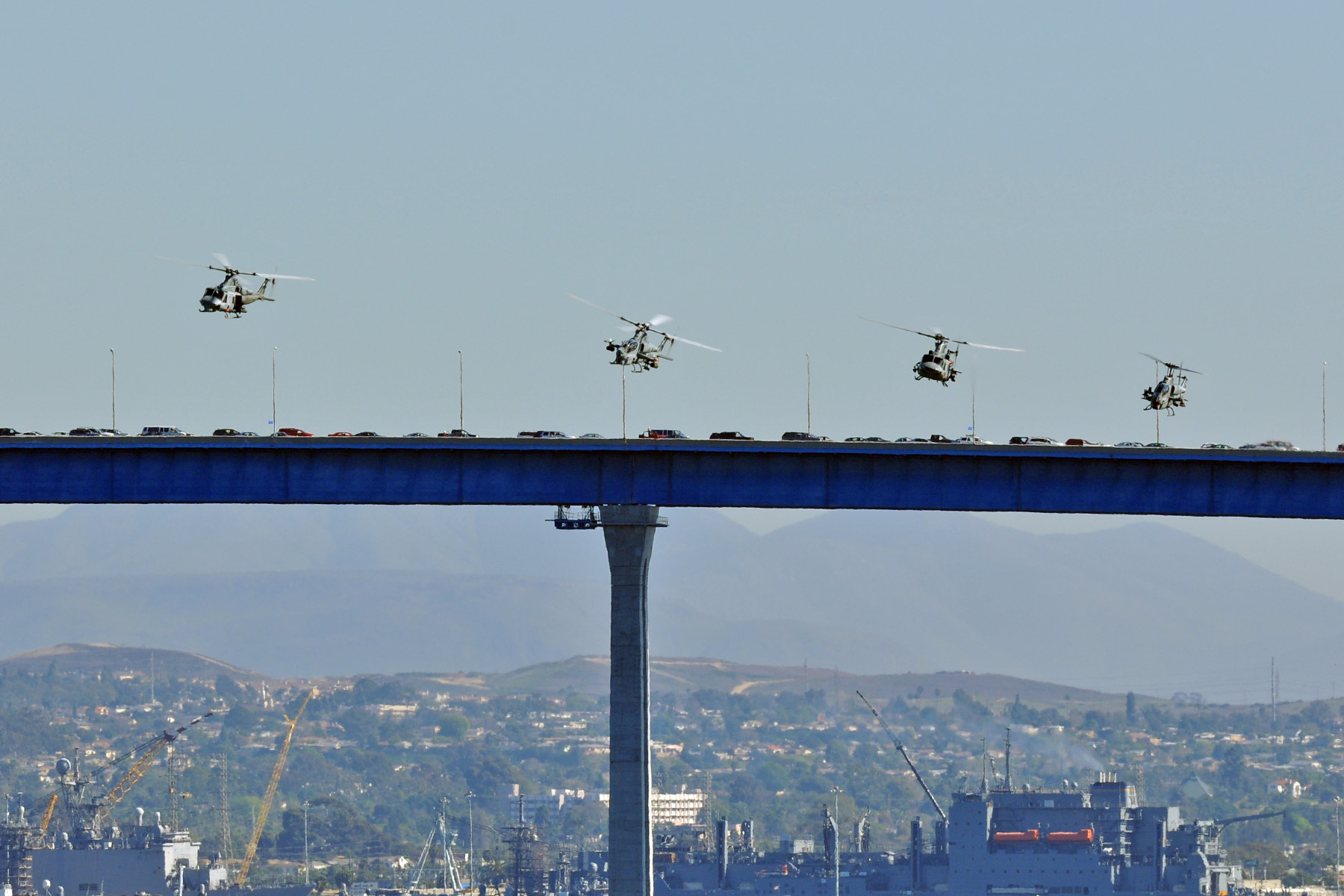 Helicopters over bridge - public use.jpg