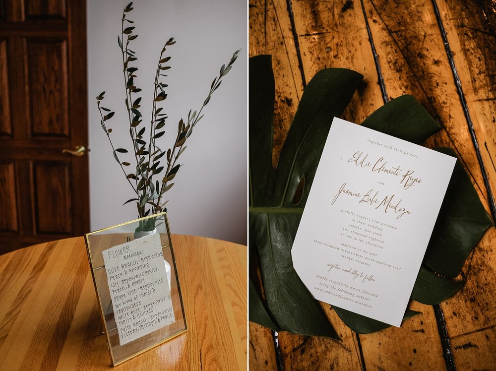  Jasmine &amp; Eddie worked super closely with Briarwood Florist to create floral arrangements that had Biblical meaning . . . and also looked super cool and modern! 