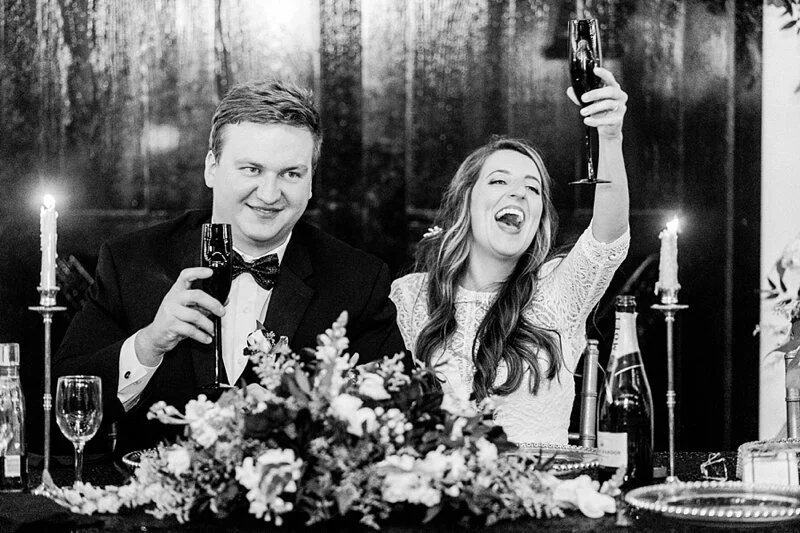 Black Sequin Wedding | Shalese & Robert