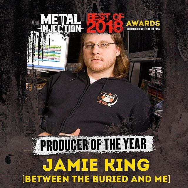 Big congratulations to Jamie King for winning the Metal Injection Best of 2018 Award for Best Producer!!
Jamie was part of the small team to work on my debut solo album for which he did the mixing and mastering.
Releasing my Shape of Fire album in Ma