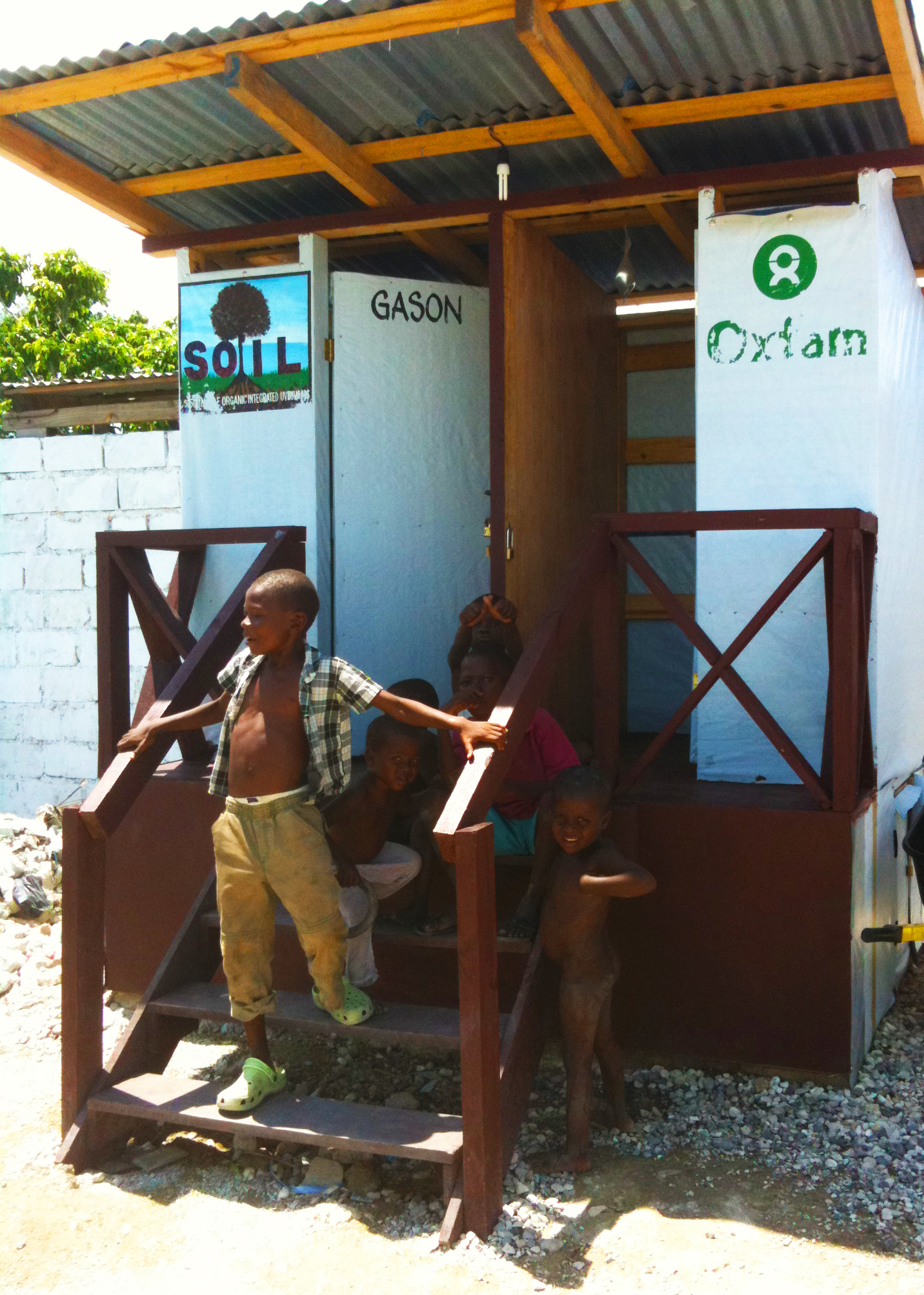 SOIL-run latrine in the Cite Soleil neighborhood of Port-au-Prince